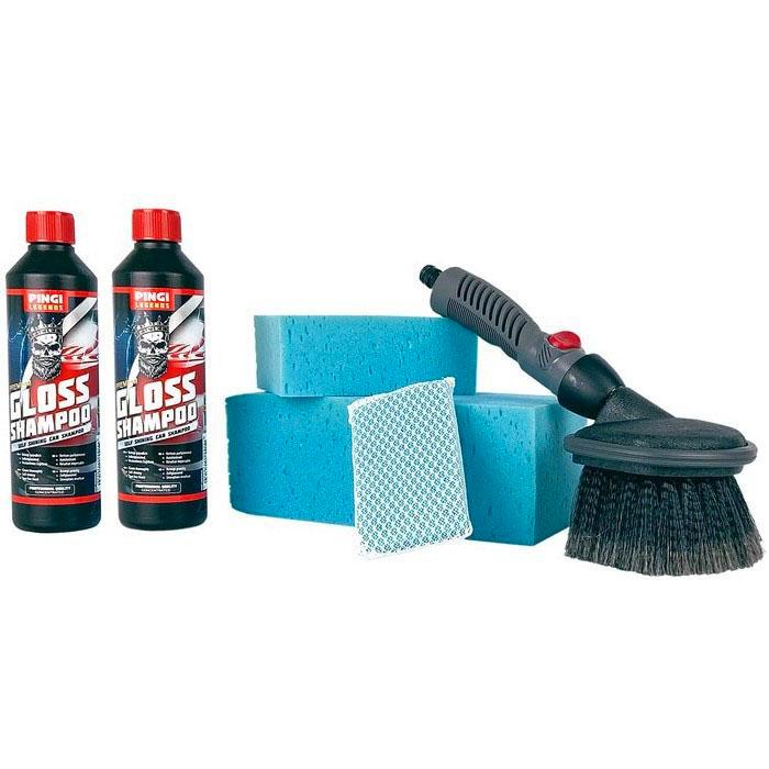 Pingi Car Care Schoonmaakset Water Brush 6-delig, Auto diversen, Onderhoudsmiddelen, Verzenden