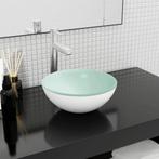 vidaXL Wasbak 30x12 cm gehard glas wit, Doe-het-zelf en Bouw, Verzenden, Nieuw