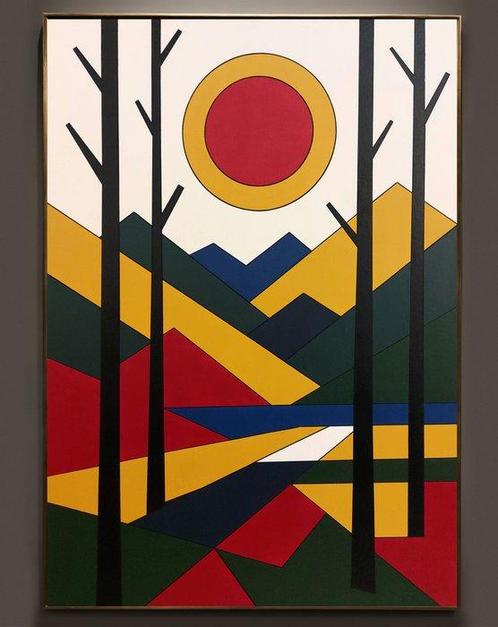 Alejandro Gonzalez - Estructuras del Paisaje 15 - XL - (NO, Antiek en Kunst, Kunst | Schilderijen | Modern