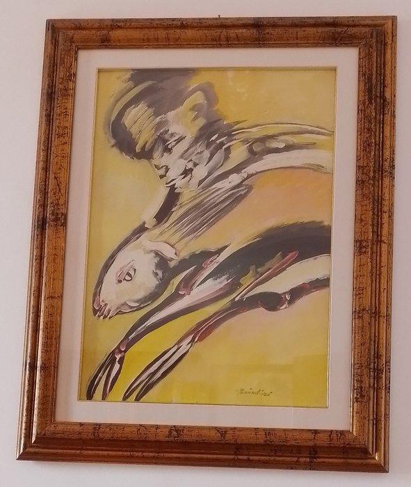 Remo Brindisi (1918-1996) - Pastorale, Antiek en Kunst, Kunst | Schilderijen | Modern