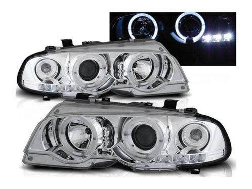 Angel Eyes koplampen Chrome geschikt voor BMW E46 Cabrio, Autos : Pièces & Accessoires, Éclairage, Envoi