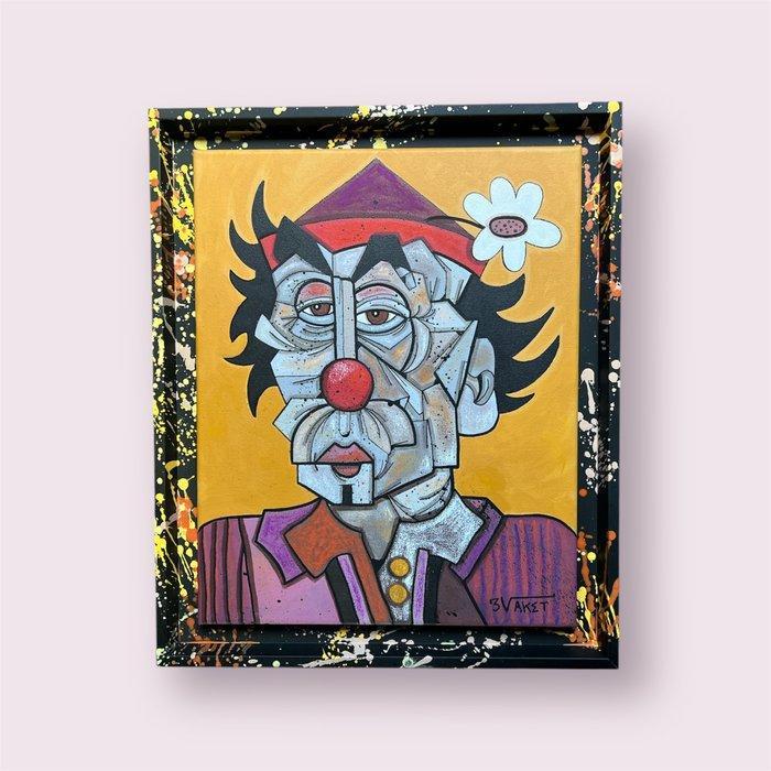 Aket Kubic (1989) - SUR NOS DESTINS GRIMÉS, Antiek en Kunst, Kunst | Schilderijen | Modern