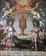 Vlaamse School (XVII-XVIII) - Loof het heilig offer, Antiek en Kunst, Kunst | Schilderijen | Klassiek