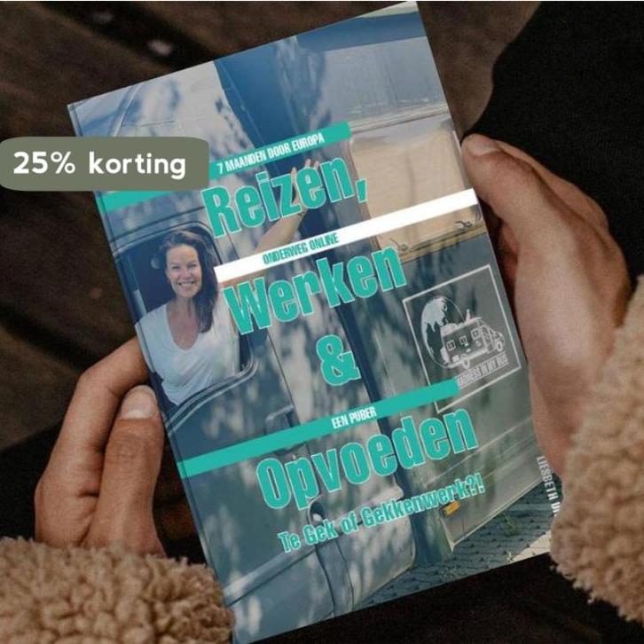 Liesbeth Uithol - Boek - Reizen, Werken & Opvoeden: Te Gek, Livres, Loisirs & Temps libre, Envoi