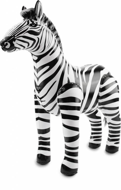 Opblaas Zebra 60cm, Hobby en Vrije tijd, Feestartikelen, Nieuw, Verzenden