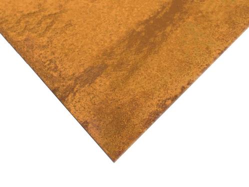 Metalen vlakke plaat Cortenstaal 1.5mm 3000x1500mm, Doe-het-zelf en Bouw, Platen en Panelen, Ophalen of Verzenden