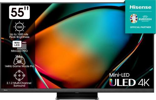 Hisense 55u8kqt 4k Uhd Hdr Mini Led Tv 55 Inch, TV, Hi-fi & Vidéo, Télévisions, Enlèvement ou Envoi