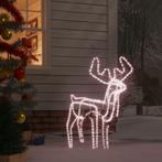 vidaXL Kerstfiguur rendier met bewegende kop warmwit, Diversen, Verzenden, Nieuw