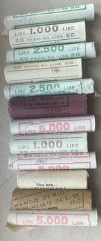 Italië, Republiek Lotto 12 rotolini (5 Lire, 10 Lire, 20