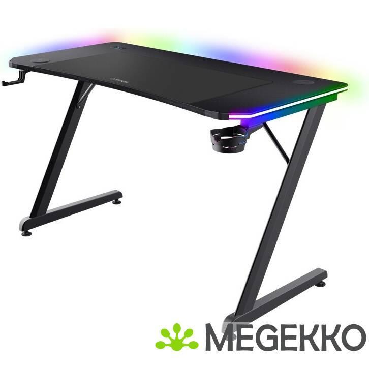 Trust GXT 710 Luminus Pro RGB Gaming Bureau, Huis en Inrichting, Bureaus, Nieuw, Verzenden