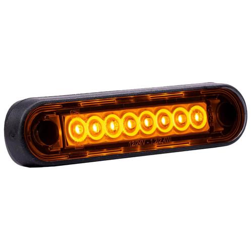 LED markeerlicht voor vlakke montage en buismontage ORANJE, Autos : Pièces & Accessoires, Éclairage, Enlèvement ou Envoi
