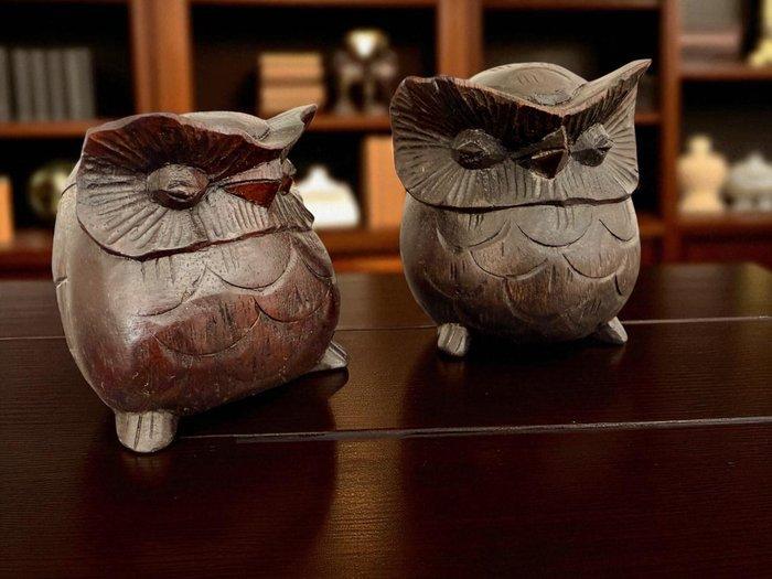 Beeldje - 1970s Design - Coromandel hout, Antiek en Kunst, Curiosa en Brocante