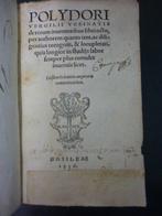 Polydore Virgile - De inuentoribus rerum - 1536, Antiquités & Art