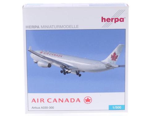 Schaal 1:500 Herpa 515214 Air Canada Airbus A330-300 Reg...., Hobby en Vrije tijd, Modelbouw | Vliegtuigen en Helikopters, Zo goed als nieuw