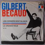 Gilbert Bécaud - Les cerisiers sont blanc - Single, Pop, Gebruikt, 7 inch, Single
