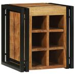 vidaXL Wijnrek Bruin 34.5 x 35 x 39 cm Massief acaciahout, Verzenden, Nieuw