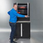 Datona PREMIUM werkbank met RVS werkblad 92 cm breed -, Doe-het-zelf en Bouw, Werkbanken, Ophalen of Verzenden, Nieuw
