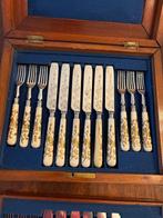 Bestekset (24) - Bakeliet, Verzilverd, Antiek en Kunst