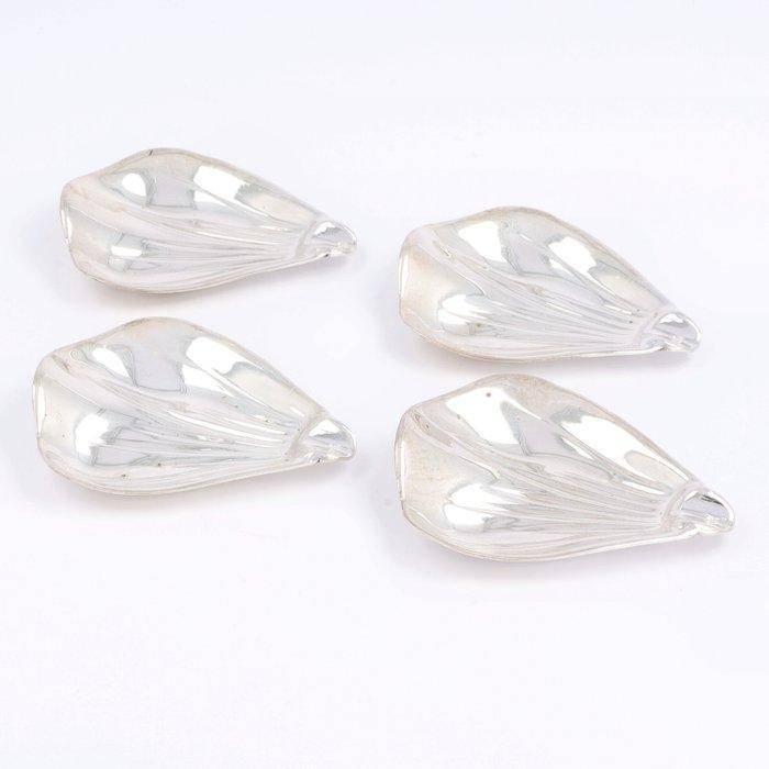 Rozenblad - Asbak (4) - .800 zilver, Antiek en Kunst, Antiek | Zilver en Goud