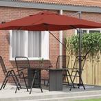 vidaXL Parasol Terracotta 351 x 250 x 260 cm Polyester en, Verzenden, Nieuw