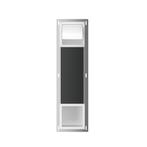 Toiletrolhouder met Klep en Reserverolhouder Inbouw, Ophalen of Verzenden, Nieuw, Bad
