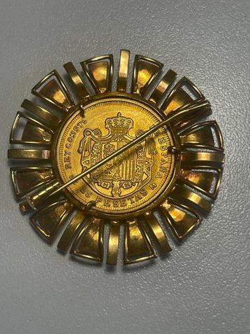 Broche - 18 carats Or jaune - Ancienne broche en or