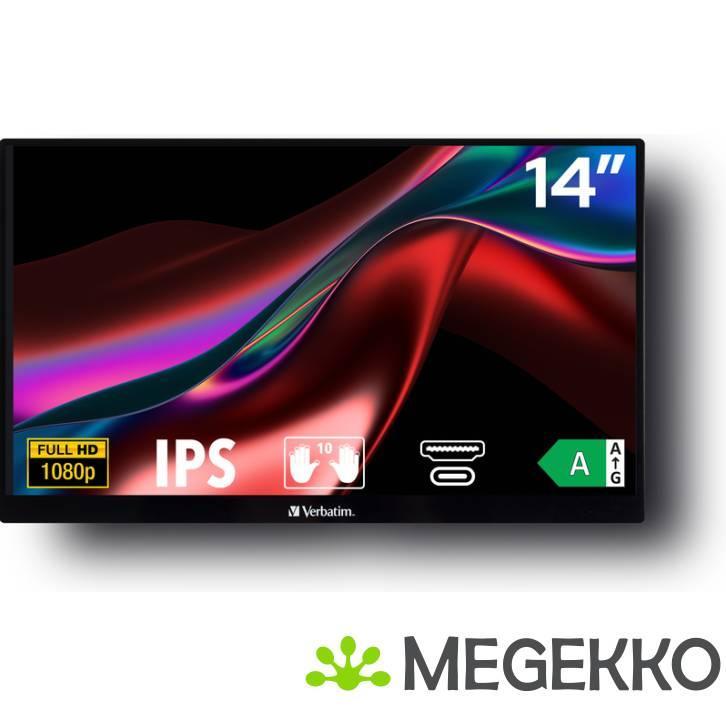 Verbatim PMT-14 14  Full HD Touchscreen Portable IPS Monitor, Informatique & Logiciels, Ordinateurs & Logiciels Autre, Envoi