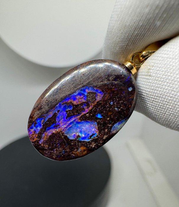 Opaal Hanger - Hoogte: 30 mm - Breedte: 14 mm- 2.51 g - (1), Verzamelen, Mineralen en Fossielen