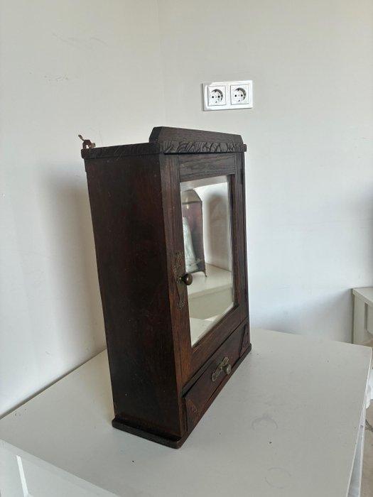 Kast - Eikenhout - Vintage Medicijnkastje, Antiek en Kunst, Antiek | Overige Antiek
