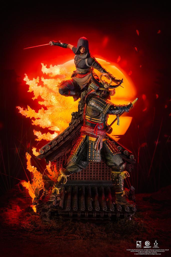 Assassins Creed Shadows Statue 1/4 Naoe & Yasuke 79 cm, Verzamelen, Film en Tv, Ophalen of Verzenden