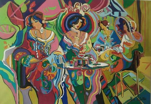 Scuola italiana (XX), da Isaac Maimon - Belle Époque, Antiek en Kunst, Kunst | Schilderijen | Klassiek