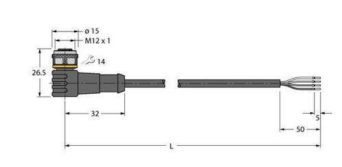 Turck Escha Ronde (Industriele) Stekker - 6625027, Doe-het-zelf en Bouw, Elektriciteit en Kabels, Verzenden