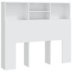 Praktische Hoofdbordkast 103,5cm Hoog | Retour Deal | Nu..., Huis en Inrichting, Verzenden, Wit, Nieuw, 120 cm