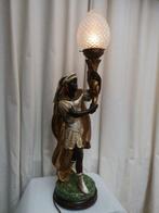 Tafellamp - Gips, Glas - Blackamoor Tafellamp - 80 cm