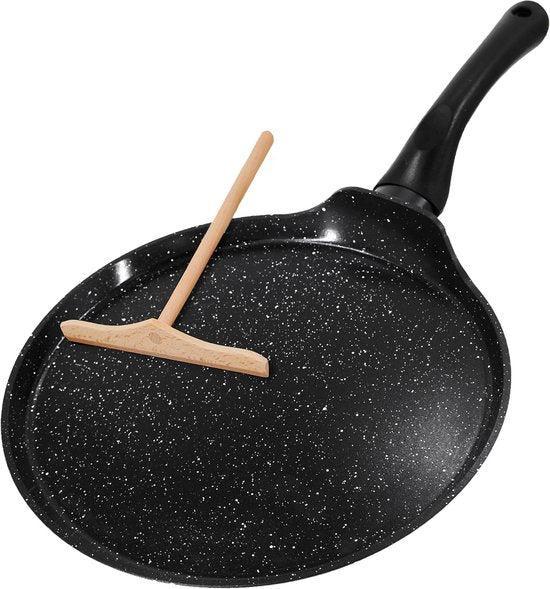 2dekans | CeraFusion Pannenkoekenpan 26 cm - Inductie -, Elektronische apparatuur, Kookplaten, Ophalen of Verzenden