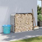 vidaXL Haardhoutopslag 120x45x100 cm gegalvaniseerd staal, Verzenden