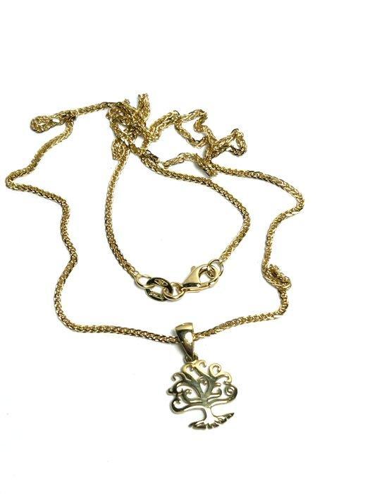 Ketting met hanger - 18 karaat Geel goud, Bijoux, Sacs & Beauté, Bijoux anciens