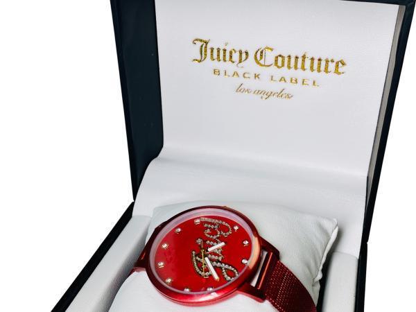 Veiling - Juicy Couture Black Label | Bright Red & Crystals, Handtassen en Accessoires, Horloges | Dames