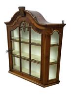 Vitrinekast - Glas, Hout - curio-kast, Antiek en Kunst