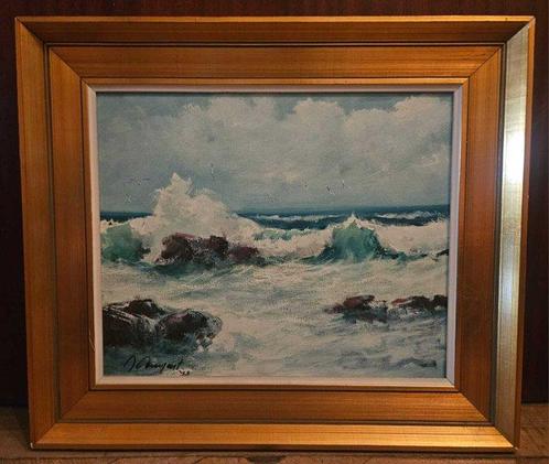 Franse school (XX) - NO RESERVE - Bravura en el mar, Antiek en Kunst, Kunst | Schilderijen | Klassiek