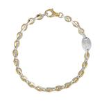 Armband - 18 karaat Geel goud, Witgoud, Handtassen en Accessoires, Nieuw