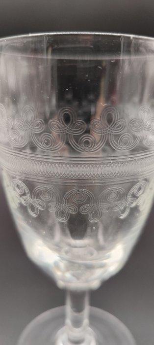 Drinkservies (5) - Baccarat - Kristal gegraveerd zeldzaam, Antiek en Kunst, Antiek | Glaswerk en Kristal