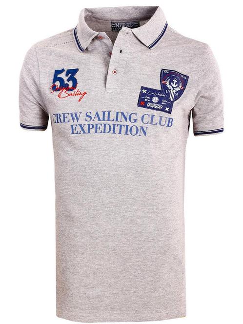 Geographical Norway Polo Shirt Grijs Kebastien, Kleding | Heren, T-shirts, Verzenden