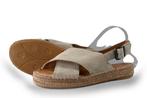 VIA VAI Sandalen in maat 40 Beige | 10% extra korting, Kleding | Dames, Schoenen, Verzenden, Beige, Sandalen of Muiltjes, Zo goed als nieuw