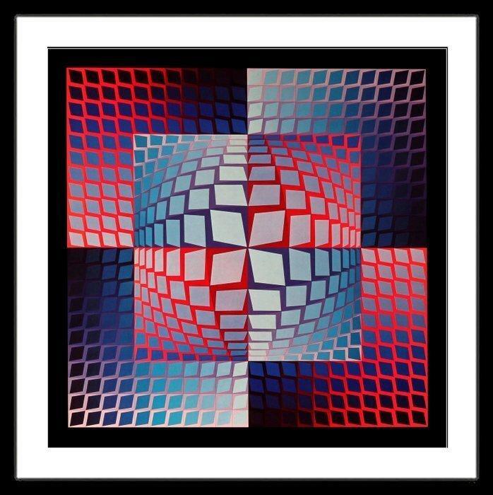 Victor Vasarely (1906-1997) - QUASAR-ZETT, Antiek en Kunst, Antiek | Overige Antiek