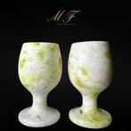 Prachtig glas voor sterke drank in Jade lemon Kom - Hoogte: