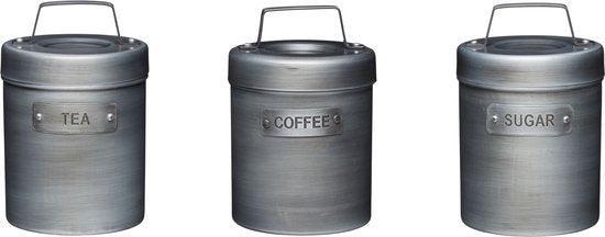 2eChoix | Kitchencraft Bocaux de conservation Thé/café/sucre, Huis en Inrichting, Woonaccessoires | Overige, Ophalen of Verzenden