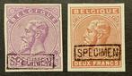 België 1883 - Leopold I - Proefdrukken van de Niet, Postzegels en Munten, Gestempeld