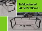 NIEUW tafelonderstel 280x97x73cm H - eettafel - tuintafel, Huis en Inrichting, Ophalen, Tafelpoot, 100 tot 150 cm, Metaal