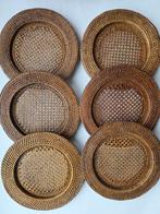 Flamant - Onderbord (6) - Togo - Rattan - Onderzetters, Antiek en Kunst